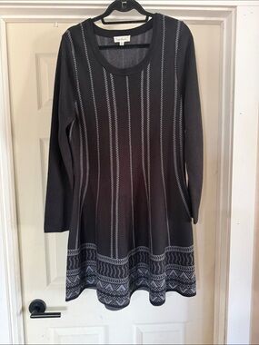 Cloud‎ Chaser Women’s Black Knit Sweater Dress XXL
